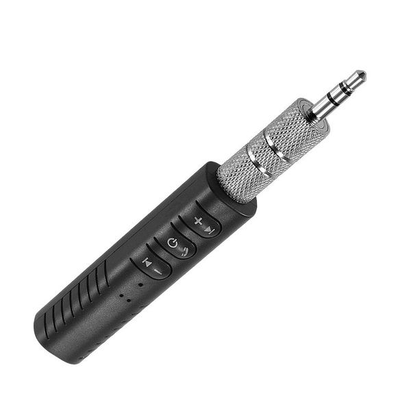 

bluetooth adapter receiver, portable hands-bluetooth 5.0 o receiver car kits aux wireless o adapter (black