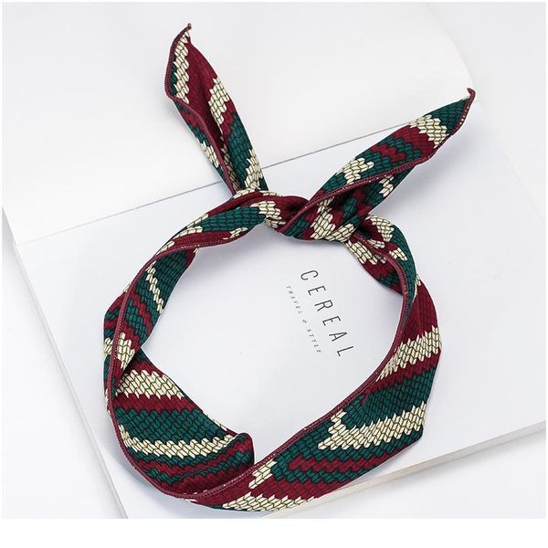 

new bohemian pattern hair band face wash sports yoga headband women girls hair accessories rabbit ears jllocb