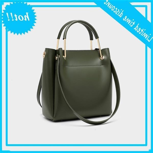 

new women's fashion portable bucket bag one shoulder handbag
