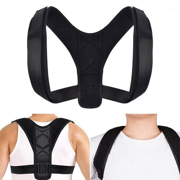 

1pcs back support posture corrector children back belt sports corset brace orthopedic shoulder correct support outdoo r2t81, Black;blue