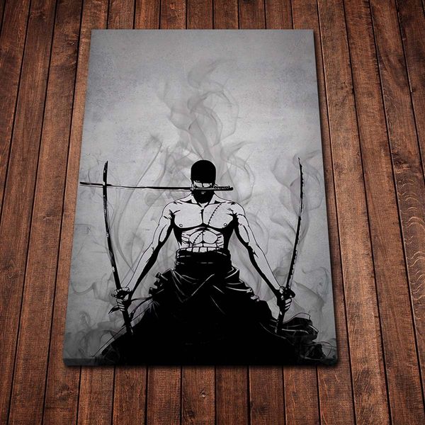 

зоро one piece аниме изображение настенный плакат современный стиль холст печати живописи aisle гостиная unique decoration