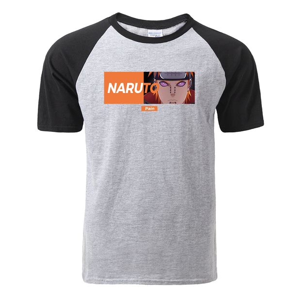 

sport naruto akatsuki pein raglan t shirt men cotton homme anime shirt brand casual streetwear harajuku fashion mens cool tshirts