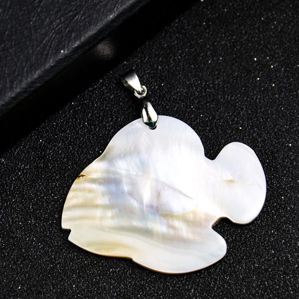 

colorful fish shape abalone shell necklaces pendants charms natural mother of pearl shell pendants for jewelry making women gift h jllwwx