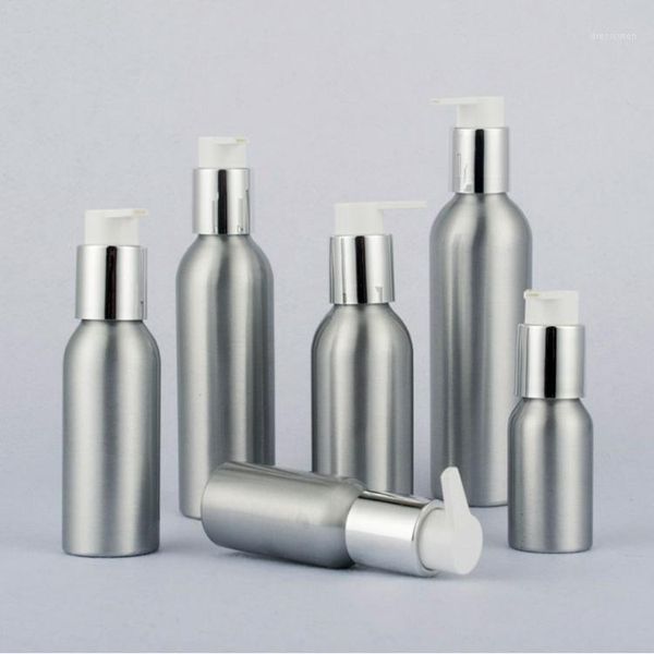 

40ml 50ml 100ml 120ml 150ml 250ml aluminum uv pump bottle cosmetic packing lotion bottle 10pcs/lot1