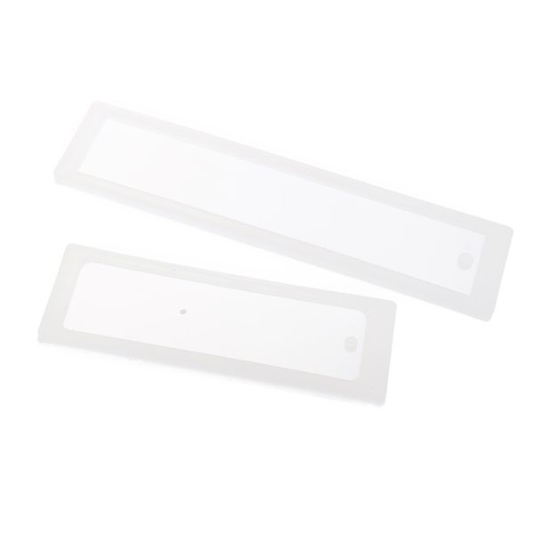 

2 pieces rectangle clear silicone mold mould epoxy resin casting jewelry making bookmark diy craft mold tools