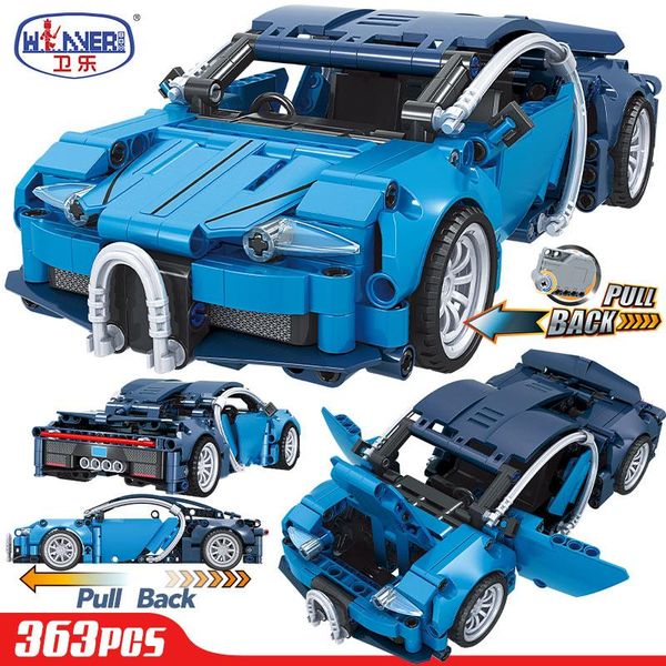 

erbo technic city creator pull back mechanical sports car moc building blocks supercar racing vehicle bricks toys for children yxldit
