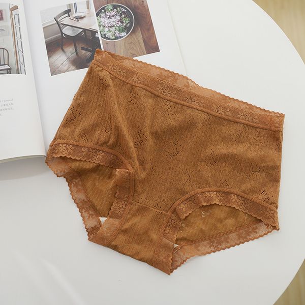 

winter without couture female briefs womanly silk cozy traceless lingerie autumn panties n645 56ez, Black;pink