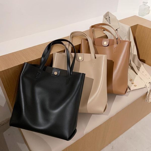 

женщины из искусственной кожи мягкой большой емкости сумки на плечо новые модные женские путешествия большие сумки дамы мода сумка кошельков