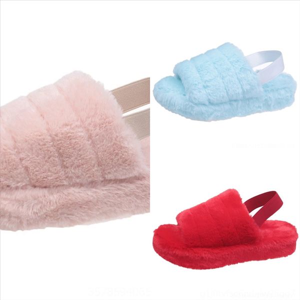 

v8np cute cartoon plaid house women plush soft winter warm plush bedroom couples cotton sonic fur slipper kid shoes slippers tpr soles, Black