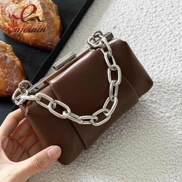 

candy color chain shoulder bag fashion small crossbody bag for women chic purses and handbags clutch pu leather designer