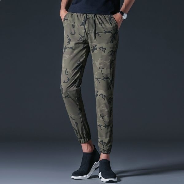 

pencils 2021 new harem men's cotton from men jogger autumn camo comfy pants fagi, Black