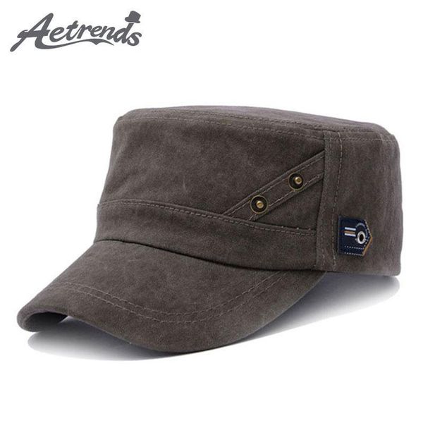 

wide brim hats [aetrends] cotton for men classic flat hat snapback baseball caps z-5325, Blue;gray