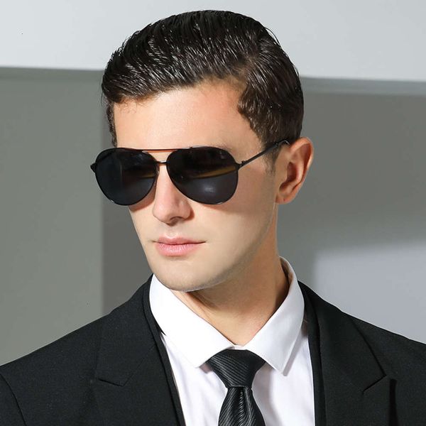 

new polarizing sunglasses men's big 2020 frame big face driving special driver chaoren sunglasses fishing, White;black