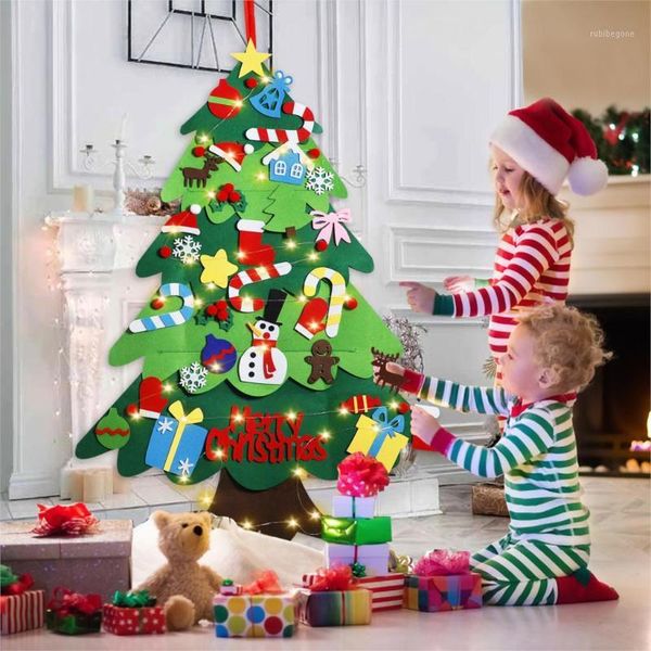 

christmas decorations diy gift felt tree decoration ornaments home year xmas party wall hanging decor 1