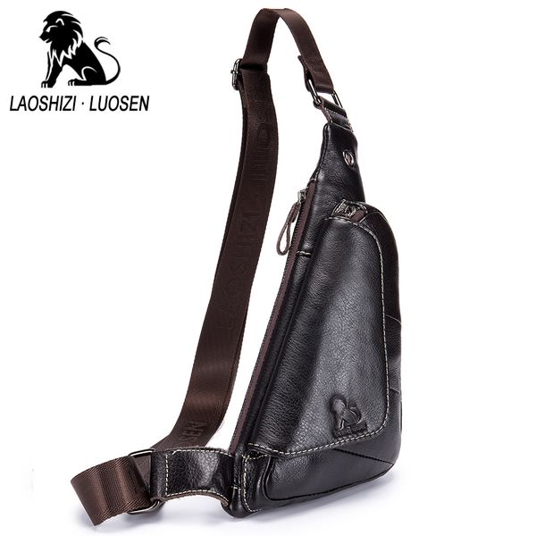 

genuine leather waist bags crossbody bags for shoulder belt bags travel chest phone pouch waist chest packs bolsas purse new c1026