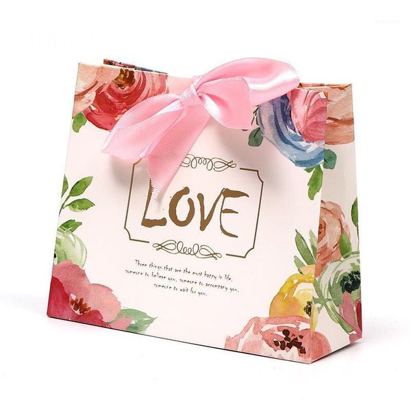 

gift wrap 1pcs marry candy box companion hand wedding articles bag paper bag1