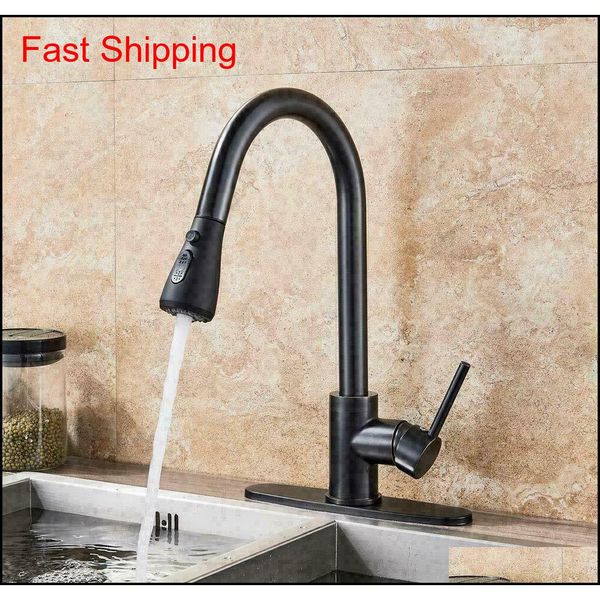 

kitchen sink faucet single handle pull out spraye qylsoy yh_pack