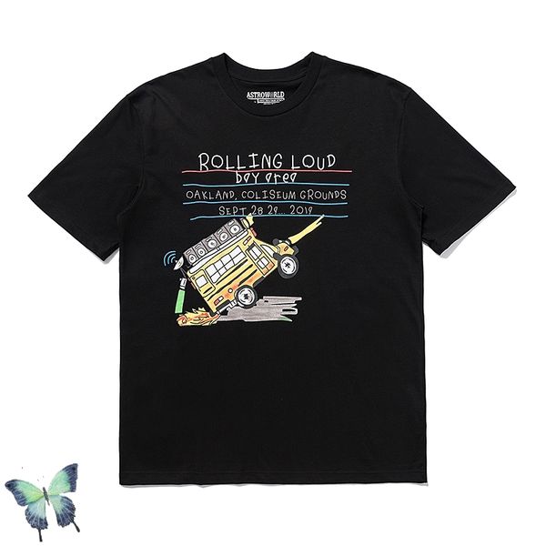 

2021 new t-shirt men women classic fashion t shirt cactus jack astronomical hip-hop style printing t-shirts 3463, White;black