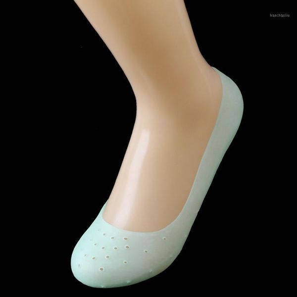

sports socks delicate silicone moisturizing gel heel like cracked foot skin care drop 1, Black