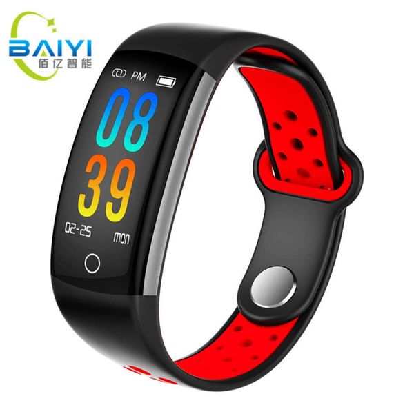 

q6 smart bracelet heart rate and blood prsure health monitoring ip68 waterproof multi movement mode step meterjk