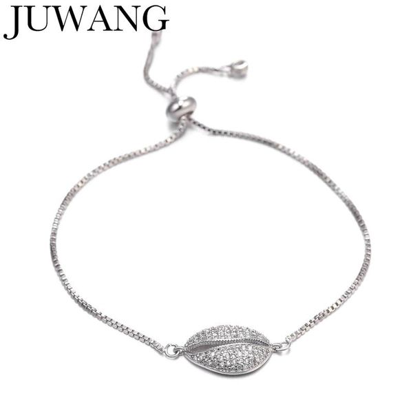 

2020 summer new seashell bracelet adjustable zircon for women girls sea shells charm bracelets femme gift, Black