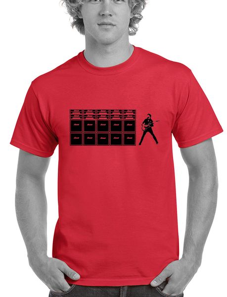 

very popular style t shirt men slim fit guitarist t shirt stack guitar amp casual t shirts sport hooded sweatshirt hoodie