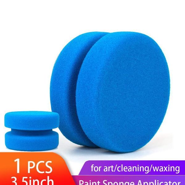 

paint sponge applicator blue detail round painting sponge for art/cleaning/waxing pain sqclka