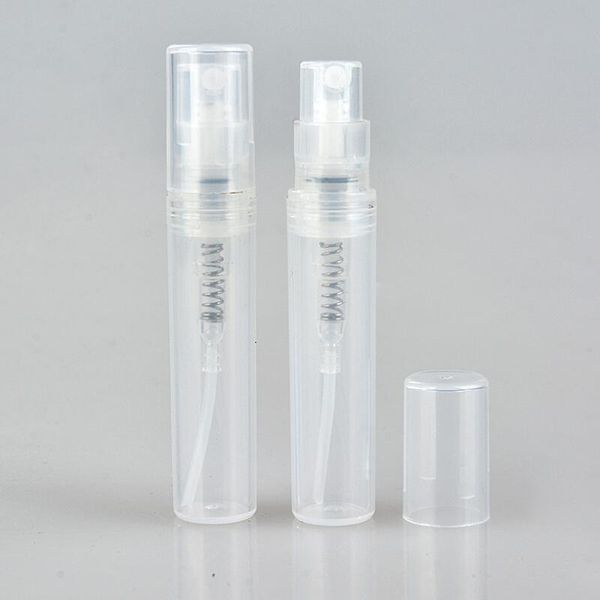 

3ml mini plastic spray perfume sample bottle cosmetic liquid packing vials container dhb1434