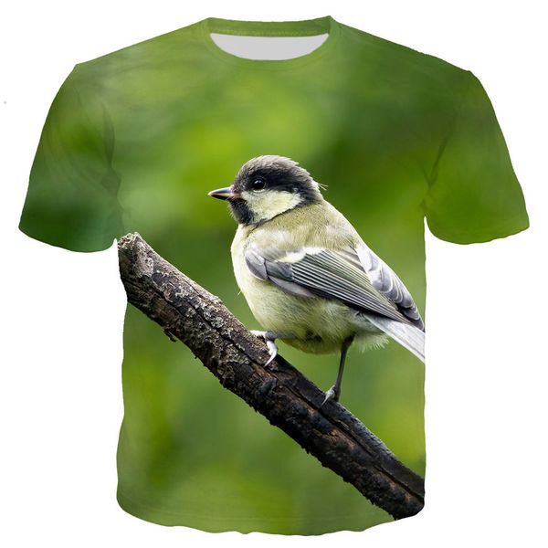 

new cool bird 3d print shirts hippie anime anime men clothing