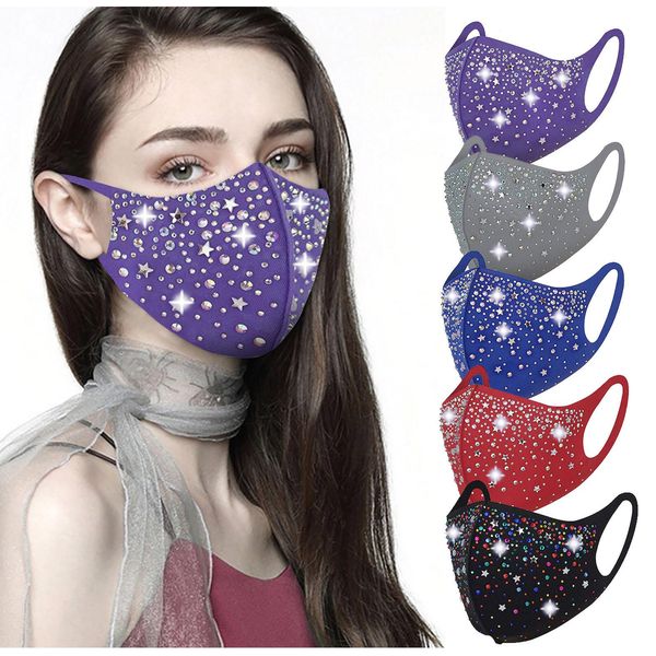 

fast delivery mscara headband women's masquerade mask ball - golden metal diamond water crystal color diamond masque jlljuo trustbde