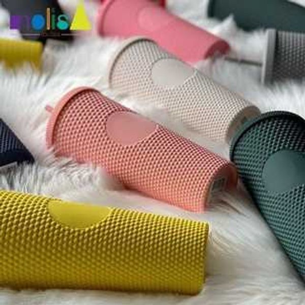 

in stock ins style limited starbucks tumbler water bottle reusable straw cup frosted durian series diamond studded cup starbucks