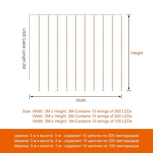 

1 2 led фея свет гирлянда занавес лампа дистанционного управления usb гирлянды нового год рождество спальня декор праздник освещение wmtulz
