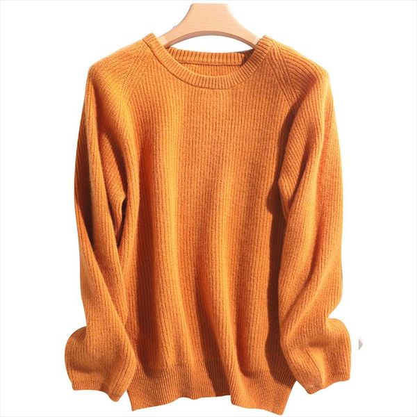 

cashmere sweater women pullover o neck autumn winter long sleeve loose knitted soft merino wool female sweater women jumper, White;black