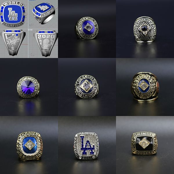 

2020 оптовая опция la 1955 1959 1963 1965 1981 2017 2020 сезон доджерс чемпионат мира кольца вентилятор мужчин подарок оптовая drop доставка, Golden;silver