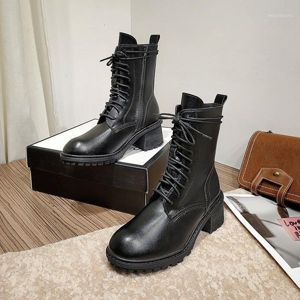 

boots since the spring of 2021 with short england wind high help thick black handsome motorcycle1