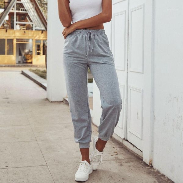 

women's pants & capris 2021 autumn women casual gym sweatpants workout fleece trousers solid thin winter warm female sport running#31, Black;white