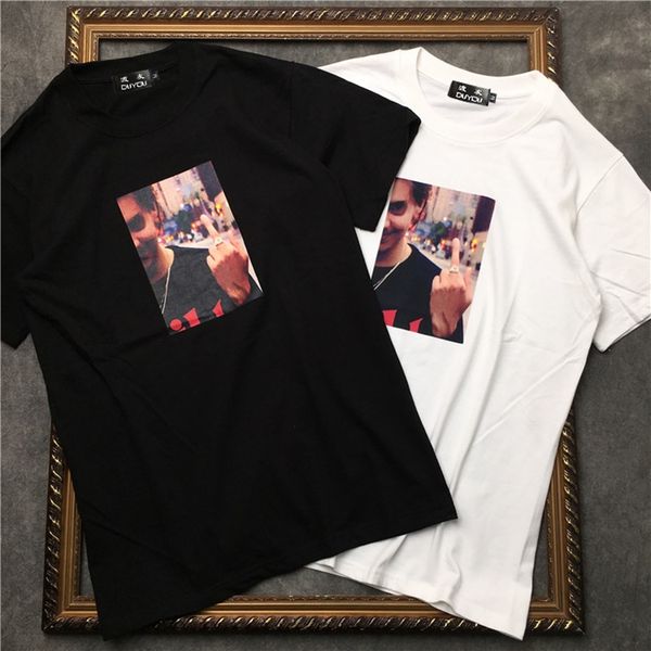 

men's short-sleeved t-shirt middle finger man pattern blessed letter women shirts|streetwear 2191001565 gnk8, White;black
