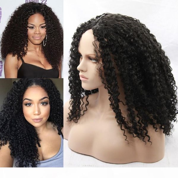 

hair wigs long fashion kinky curly synthetic 100% fiber african american can be braided wigs baby hair perucas front lace wig 26inch, Black