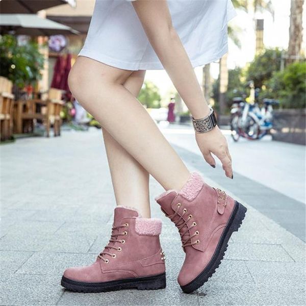

snow boots women plush plush women's cotton shoes boots winter short large shoes1, Black