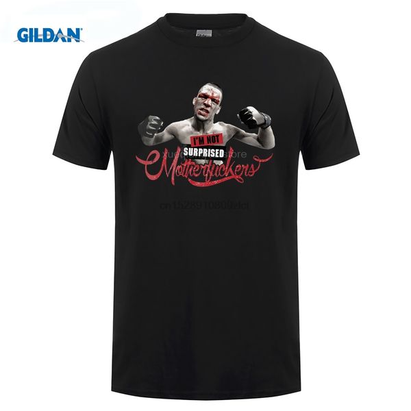 

new nate diaz im not surprise short sleeve white men t-shirt sport hooded sweatshirt hoodie