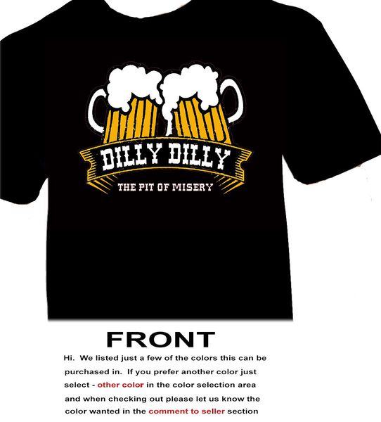 

summer fashion dilly dilly the pit of misery t beer drinks footballs bud summer men clothing sport hooded sweatshirt hoodie