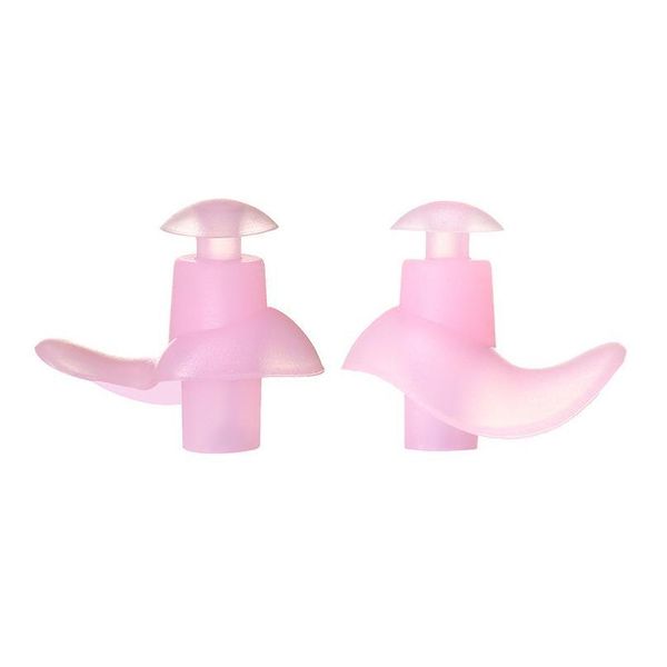 

1 pair soft ear plugs environmental sile dust-proof earplugs diving water sports swimming anti-noise noise r jllddd
