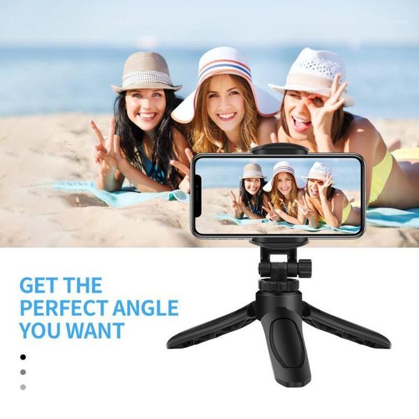 

tripods mini phone tripod clip stand portable selfie stick 360 degree adjustable holder for smartphone camera1