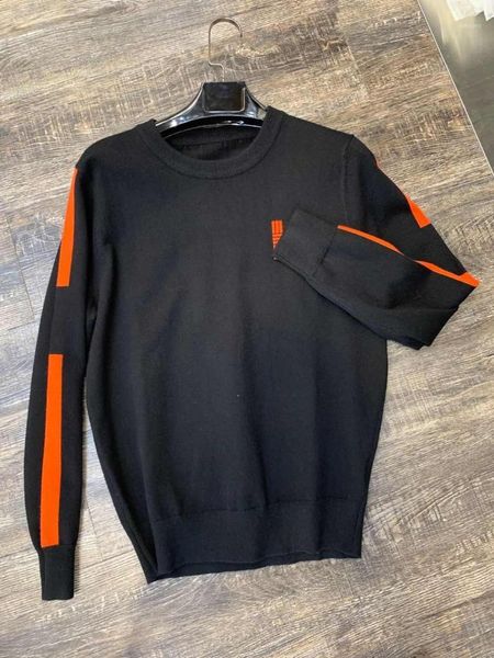 

kt09827 fashion men's sweaters 2020 runway luxury european design party style men's clothing1, White;black