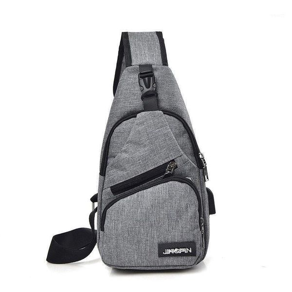 

waist bags men chest bag usb charging shoulder casual crossbody messenger bag1