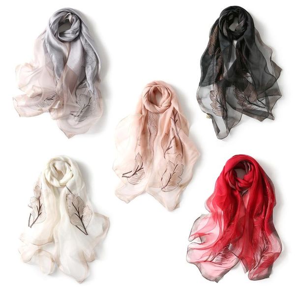

embroidered women shawls head wraps lady travel winter neck scarves gift, Blue;gray