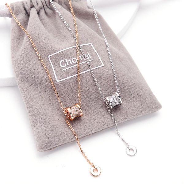 

chinese brand chomel xiaoman waist tassel s925 sterling silver necklace clavicle chain wild simple network celebrity accessories 0927