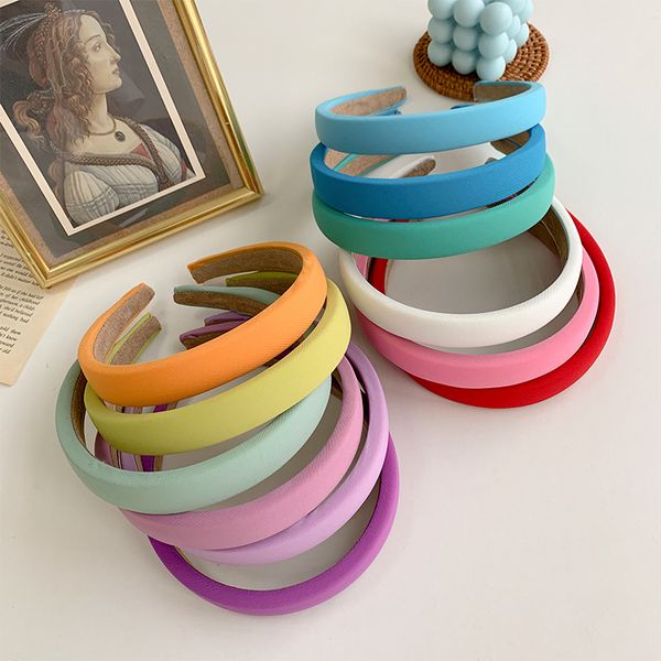 

конфеты цвета чистой красного обруча женщина hairband анти скольжение простой корейская сладкая шпилька универсального расслоение волос