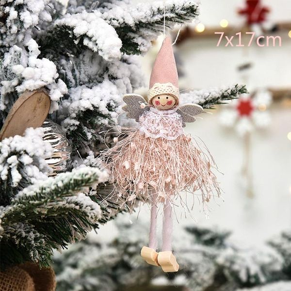 

yoriwoo santa claus christmas plush doll angel girl merry christmas decorations for home gift xmas tree hanging ornament pendant wmtvqr