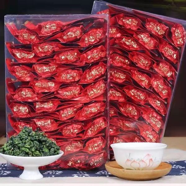 

china anxi tiekuanyin tea fresh organic oolong tea for health care beauty green small bag package 250g